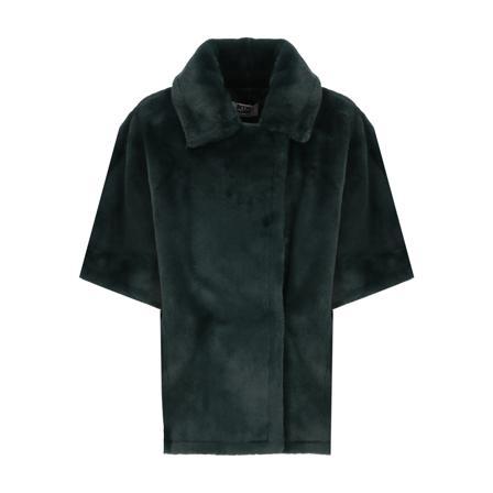 Betta Corradi, Faux Fur & Shearling Jackets Zielony, Kobieta, Rozmiar: S