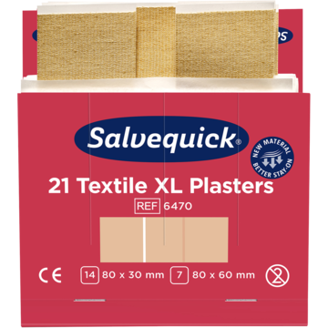 Tekstilplaster xl 6x21stk
