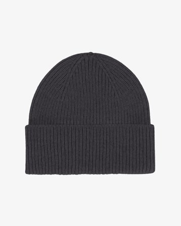 Merino Wool Beanie - Lava Grey - Male - One Size