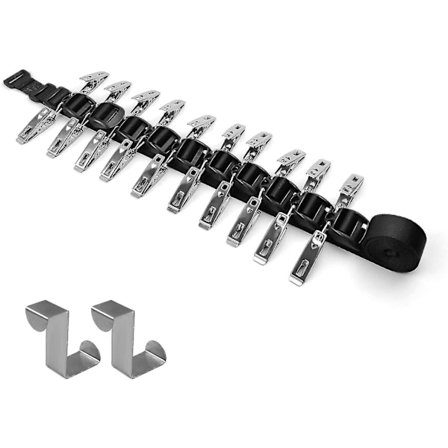 Justerbar Hattestativ Dørhengeren 20 Klips 210cm Oppbevaring