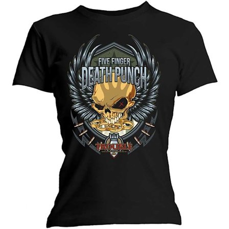 Five Finger Death Punch Dam/Dam Trouble Bomull T-shirt M