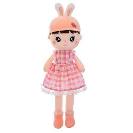 Sweetheart Ragdoll Bekväm Filtmugg Mjuk Docka Barn Baby Plysch Fylld Leksak Hatt Kjol Flicka Baby Sovkompis Docka (Rosa, 55cm)