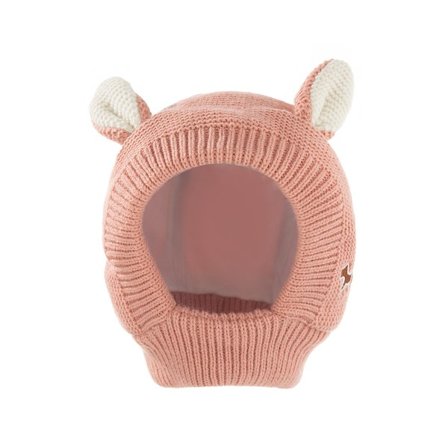 Varm stickad mössa för bebis och barn, vinter/snö mössa med öron