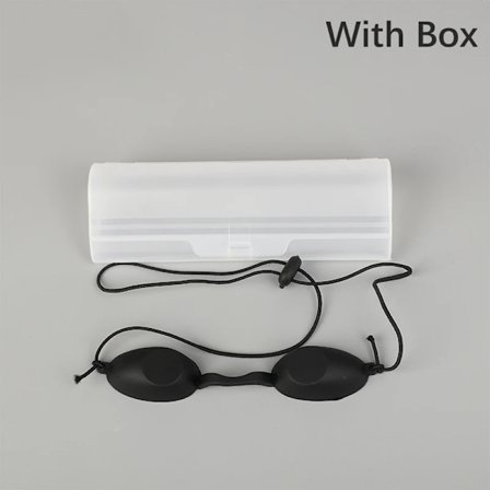 Øyebeskyttelsesbriller, vernebriller, solbriller, solbriller for pasienter i IPL, infrarød LED-lysterapi, silikon