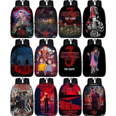 Stranger Things Skolväska Anime Students Ryggsäck 1