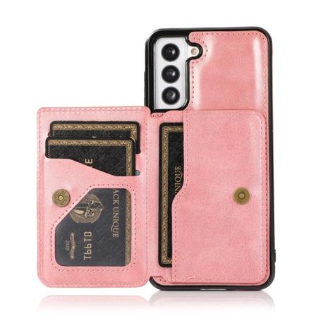Deksel med kortspor - Samsung Galaxy S23 Plus Roséguld