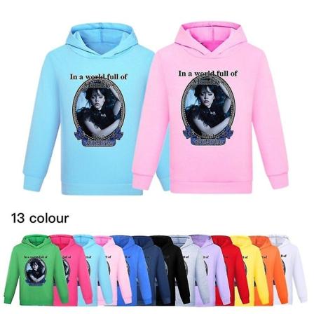 The Addams Family Wednesday Girls Kortærmet Hjemmenatkjole Pyjamas Kjole Black 140CM 7-8Y