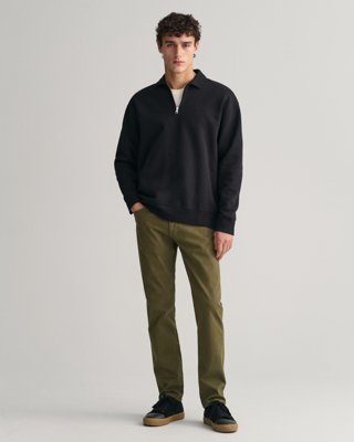 GANT - Regular fit desert jeans til herre juniper green