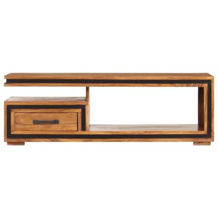 Vidaxl Soffbord 100x45x33 Cm Massivt Akaciaträ Brun