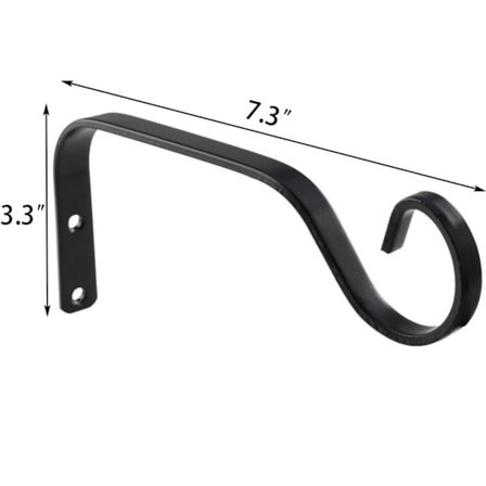 2kpl Seinäripustin Seinäripustin MUSTA 1KPL 1KPL