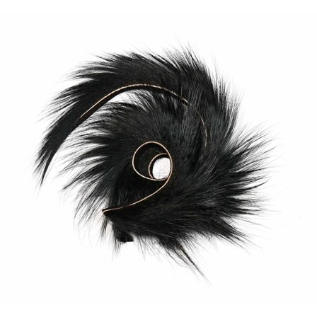 Frödin SNS American Opossum Zonker Strips - Charcoal Black