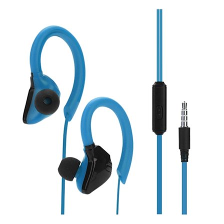 Sports Wired Earbuds Hörlurar Svettsäkra in Ear Exercise Workout Gym Ear Buds
