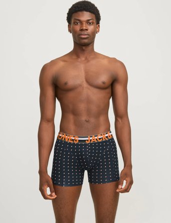 Jack & Jones Jachenrik Trunks 3 Pack Noos - Multi/patterned - L