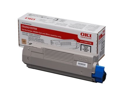 OKI Toner, singelförpackning, svart, 43865708 - Lyreco - Toner och bläck - Tonerkassetter - Toner OKI
