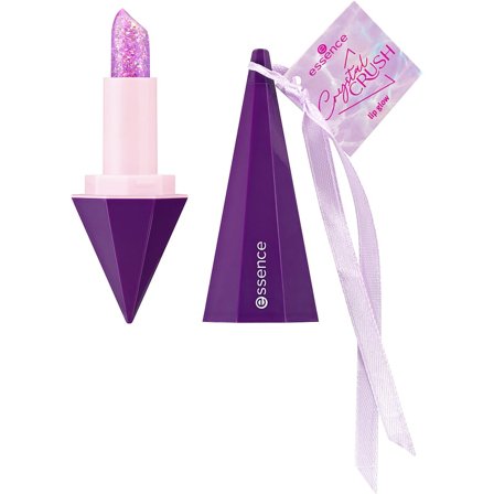 Essence CRYSTAL CRUSH lip glow 01 Crystal Core, Makeup, Læber, Læbestift