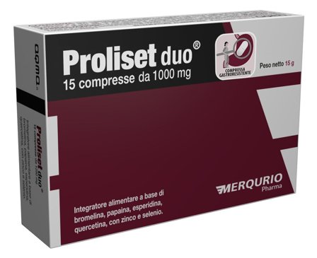 Proliset Duo 15 Compresse