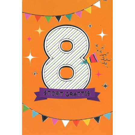 Grattiskort 8 år