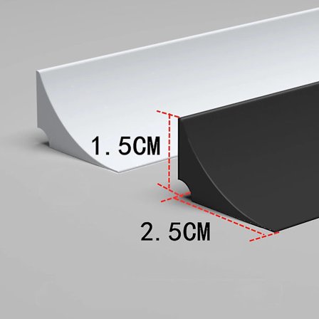 3M Silikone Vandstopper Strimmel Bøjelig Køkkenbord Fastholdelse Badeværelse Brusebad Dæmning Oversvømmelsesbarriere Tør og Våd Separation