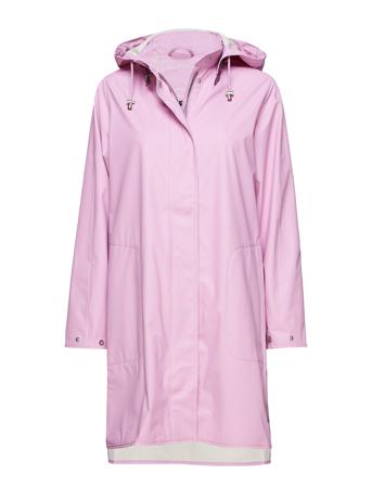 Raincoat Outerwear Rainwear Rain Coats Lyserød Ilse Jacobsen