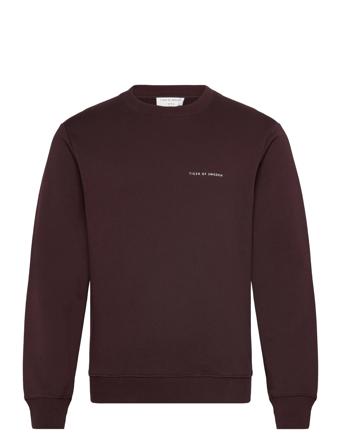 Emerson Tops Sweat-shirts & Hoodies Sweat-shirts Burgundy Tiger Of Sweden