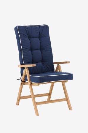 Venture Home - Dyna for 5 positionsstol med kudde 3-pack - Blå - Posisjonsputer - Fra Homeroom