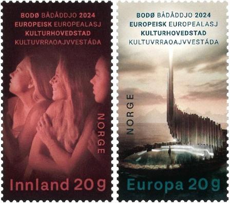 Norge - Bodø kulturhovedstad 2024 - Postfrisk sæt 2v