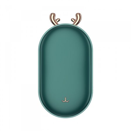 Handvärmare, 6000mAh Handvärmare USB Uppladdningsbar Dubbelsidig Värmare, Bärbar Powerbank