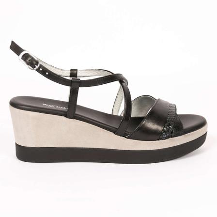 Nerogiardini, Sandal Zwart, Dames, Maat:40 EU