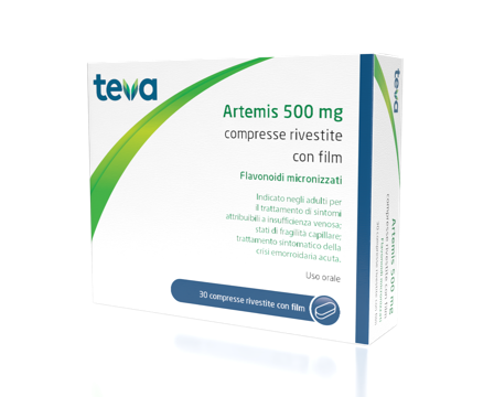 Artemis 500 mg Compresse Rivestite con Film 30 Compresse