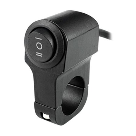 Moottoripyörän ohjaustangon vipukytkin On Off -painikekytkin 22mm 7/8 tuuman yleismallinen mönkijän skootterin sumuvalokytkin