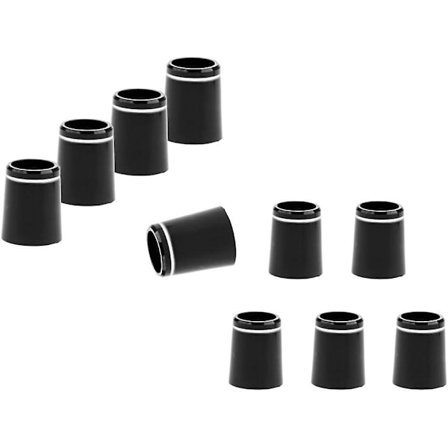 10 kappaleen golfmailan varren holkit, joissa on yksi .370 -