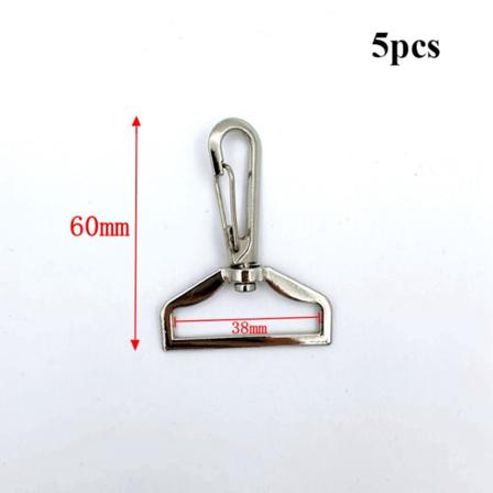 5 stk Snap Hook Trekkspenner 60X38MM 60x38mm