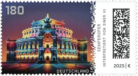 Tyskland - Semperoperaen - Postfrisk frimærke
