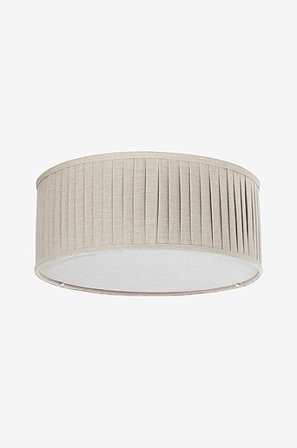 Jotex - Plissé 45 Cm Natur - Plafond - Køb Loftlamper hos Jotex