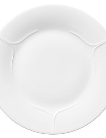 Pli Blanc Plate Home Tableware Plates Small Plates Hvid Rörstrand