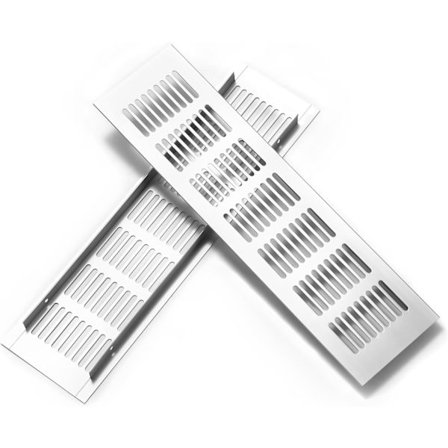 Aluminium Ventilationsgaller Rektangulärt Ventilationsgaller för Garderob och Rum