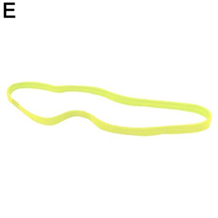 Kvinnor Män Yoga Pannband Sport Anti-halk Gummi Svettband Hår Ba