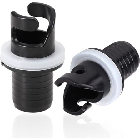 Båtfotpumpe Slange Adapter Ventil Adapter 2 stk Oppblåsbare Ventiler Oppblåsbar Kajakk Pumpe Slange Adapter Plast Luftventil Adapter