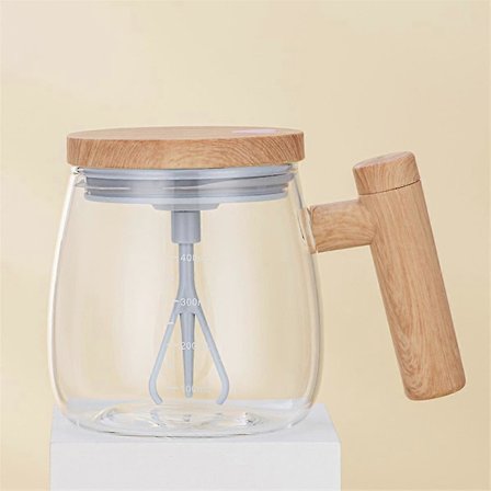 Self-Stirring Mug, Electric High-Speed Mixing Cup, Self Stirring Coffee Mug, Automatic Stirring in Glass