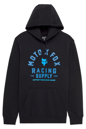 Felpa con cappuccio FOX Local Racer Nero L