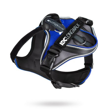 JULIUS-K9 - K9 IDC Longwalk Blå/Grå - Hundsele