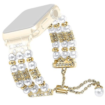 20 mm justerbart metallstretch smyckesarmband för Samsung Galaxy Watch3 41 mm/Watch 5 40 mm/44 mm