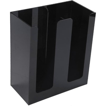 Justerbar kop- og lågorganisator dispenser til papirkrus, ærmer, lågopbevaring - to-lags bordpladestativ