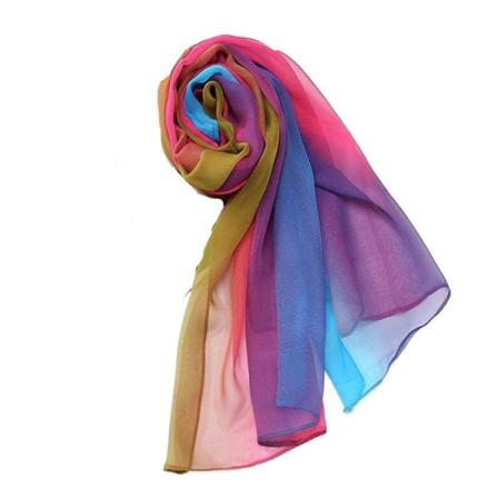 Silkkihuivi MULTICALOR Multicolor