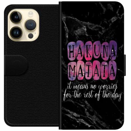 Apple Iphone 14 Pro Plånboksfodral Hakuna Matata