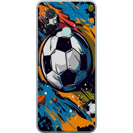 Mobilskal till Xiaomi Redmi 12C med Fotbollar