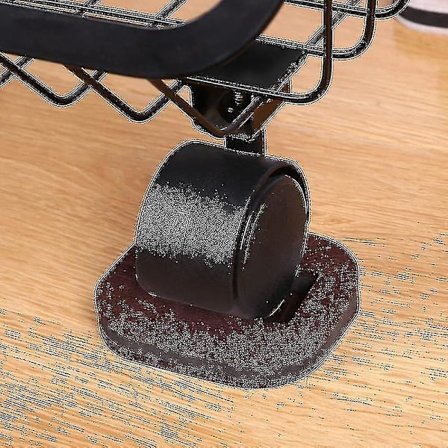 Stoppere for kontorstolhjul Møbelhjulkopper Beskyttelse for tregulv Antivibrasjonspute Stolhjul Anti-sklimatte (5 stk) Hao