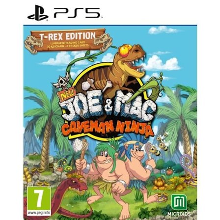 Nyt Joe And Mac Caveman Ninja T-Rex Edition PS5-spil