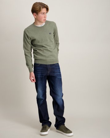 Lexington Brayden Cotton Crew Sweater Grün Pullover Jungen - Kids Brand Store