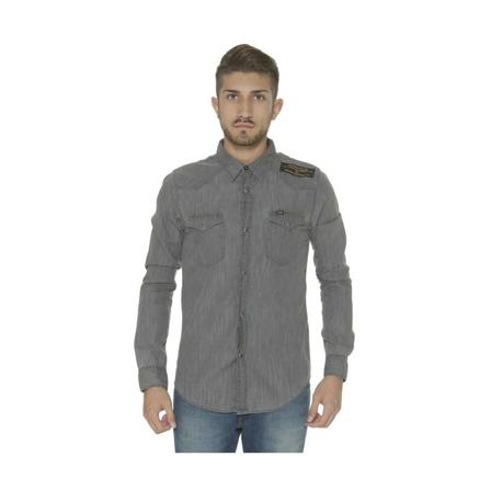Lee, Lee Long Sleeve Shirt Szary, Mężczyzna, Rozmiar: M